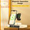 30W 3 In 1 Wireless Charger Stand Pad Alarm Clock
