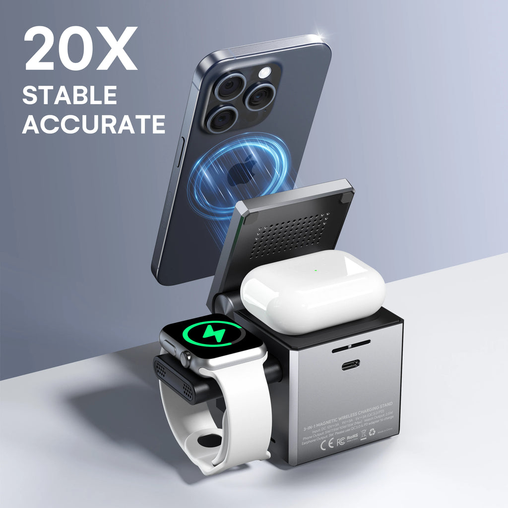 ZeeHoo  3 in 1 Charging Station Multiple Devices Apple