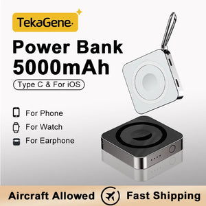 Qi 3 In 1 5000mAh 20W Portable Power Bank