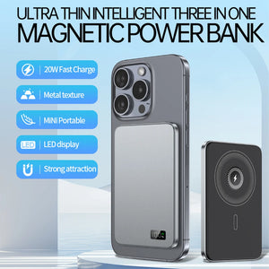 3 in 1 Power Bank For MagSafe