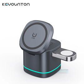 3 in 1 Transparent Magnetic 15W Wireless Charger