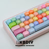 141 Keys PBT KOA Profile Gummy Bears Keycaps Set Color