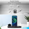 Sharp Basket Foldable 3-in-1 Wireless Charger Stand for iPhone