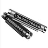 Rotatable Telephone Number Plate  Car Styling