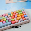 141 Keys PBT KOA Profile Gummy Bears Keycaps Set Color