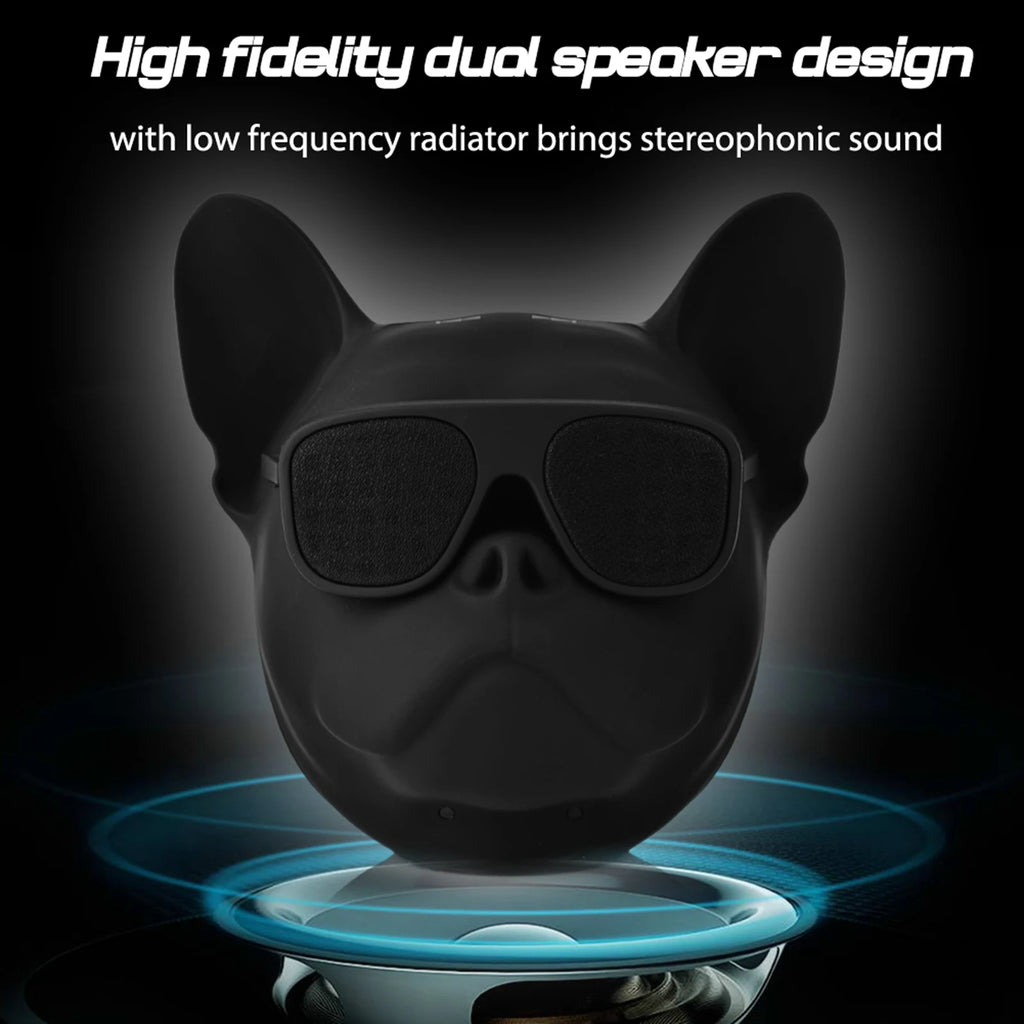 Portable Bluetooth Speaker Dog Shaped Stereo Subwoofer