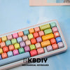 141 Keys PBT KOA Profile Gummy Bears Keycaps Set Color